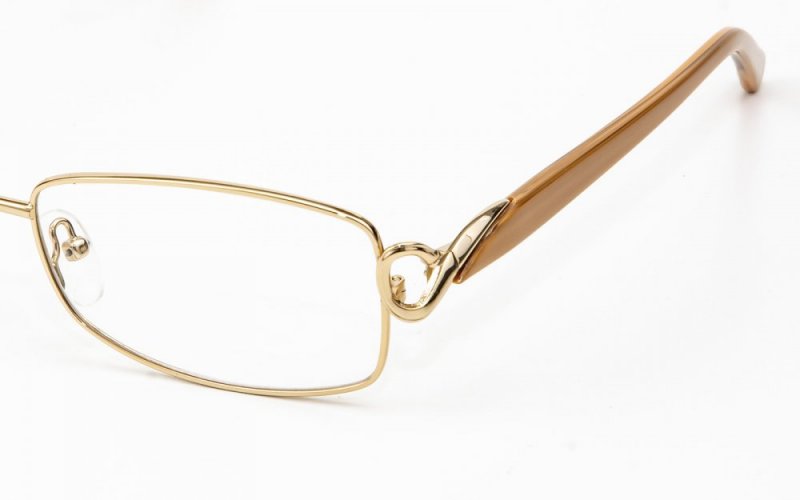 Brýle RR 10022 B barva obruby zlatá - detail stranice